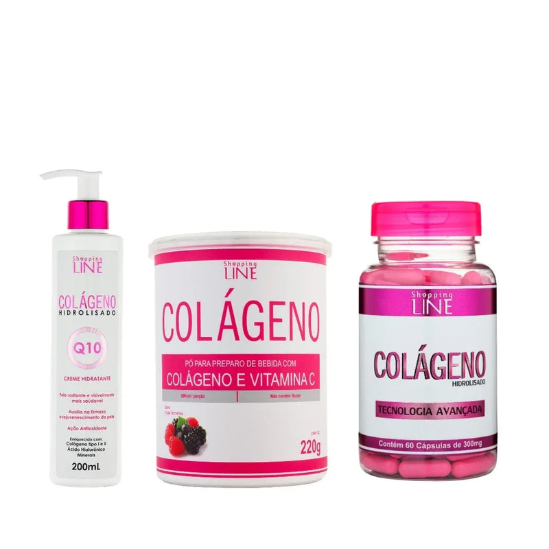 Kit Colágeno Hidrolisado + Creme Anti-Flacidez