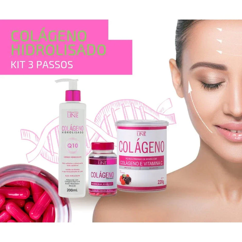 Kit Colágeno Hidrolisado + Creme Anti-Flacidez