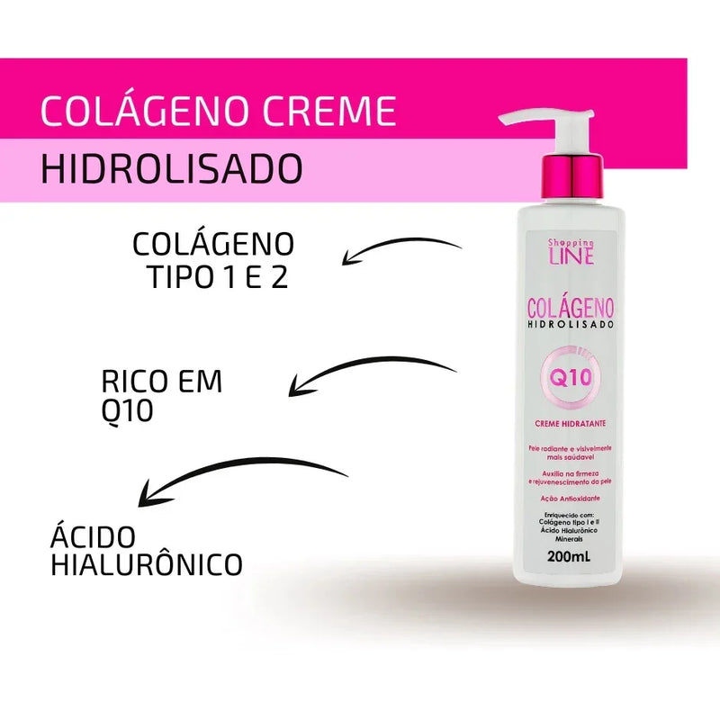 Kit Colágeno Hidrolisado + Creme Anti-Flacidez